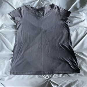 V neck grey Tee